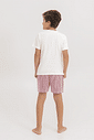 Pijama Masculino Infantil Manga Curta Com Shorts