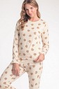 Pijama Feminino Manga Longa Com Calça