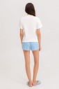 Pijama Feminino Manga Curta Com Shorts