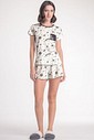Pijama Feminino Manga Curta com Shorts