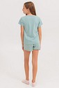 Pijama Infantil Feminino Manga Curta com Shorts