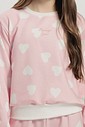 Pijama Feminino Infantil Manga Longa Com Calça