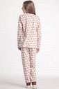 Pijama Infantil Feminino Manga Longa Com Calça