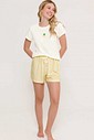 Pijama Feminino Manga Curta com Shorts Pijama Feminino Manga Curta com Shorts