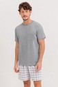 Pijama Masculino Manga Curta Com Shorts