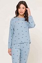 Pijama Feminino Manga Longa com Calça