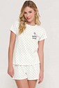 Pijama Feminino Manga Curta com Shorts