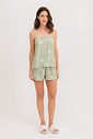 Pijama Feminino Alça Com Shorts
