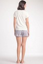 Pijama Feminino Manga Curta com Shorts