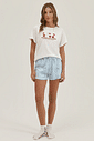 Pijama Feminino Manga Curta Com Shorts