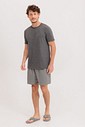 Pijama Masculino Manga Curta Com Bermuda
