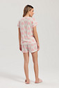 Pijama Feminino Manga Curta com Shorts