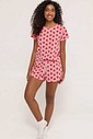 Pijama Feminino Manga Curta com Shorts