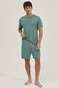 Pijama Masculino Manga Curta Com Bermuda Pijama Masculino Manga Curta Com Bermuda