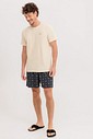 Pijama Masculino Manga Curta Com Bermuda