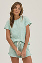 Pijama Feminino Manga Curta Com Shorts Pijama Feminino Manga Curta Com Shorts