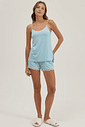 Pijama Feminino Alça Com Shorts