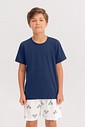 Pijama Masculino Infantil Manga Curta Com Bermuda Pijama Masculino Infantil Manga Curta Com Bermuda