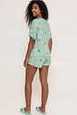 Pijama Feminino Manga Curta com Shorts