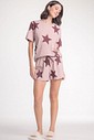Pijama Feminino Manga Curta Com Shorts