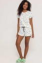 Pijama Feminino Manga Curta com Shorts