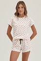 Pijama Feminino Manga Curta Com Shorts Pijama Feminino Manga Curta Com Shorts