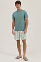 Pijama Masculino Manga Curta Com Bermuda