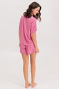 Pijama Feminino Manga Curta Americano Com Shorts