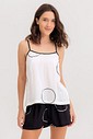 Pijama Feminino Alça Com Shorts