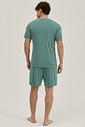 Pijama Masculino Manga Curta Com Bermuda Pijama Masculino Manga Curta Com Bermuda