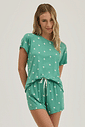 Pijama Feminino Manga Curta Com Shorts Pijama Feminino Manga Curta Com Shorts