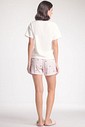 Pijama Feminino Manga Curta Com Shorts