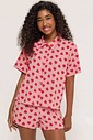 Pijama Feminino Manga Curta Americano com Shorts