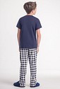 Pijama Infantil Masculino Manga Curta Com Calça