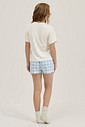 Pijama Feminino Infantil Manga Curta Com Shorts Pijama Feminino Infantil Manga Curta Com Shorts