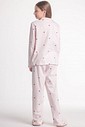Pijama Infantil Feminino Manga Longa Americano Com Calça
