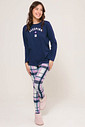 Pijama Feminino Manga Longa Com Legging