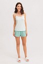 Pijama Feminino Alça Com Shorts
