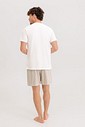Pijama Masculino Manga Curta Com Bermuda