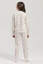 Pijama Feminino Infantil Manga Longa Com Calça Pijama Feminino Infantil Manga Longa Com Calça