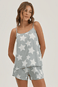 Pijama Feminino Alça Com Shorts Pijama Feminino Alça Com Shorts