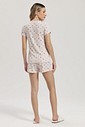 Pijama Feminino Manga Curta com Shorts