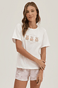 Pijama Feminino Manga Curta Com Shorts Pijama Feminino Manga Curta Com Shorts