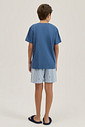 Pijama Masculino Infantil Manga Curta Com Bermuda Pijama Masculino Infantil Manga Curta Com Bermuda