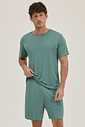 Pijama Masculino Manga Curta Com Bermuda Pijama Masculino Manga Curta Com Bermuda