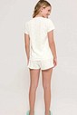 Pijama Feminino Manga Curta com Shorts