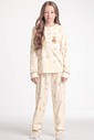 Pijama Infantil Feminino Manga Longa Com Calça