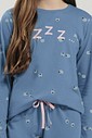 Pijama Infantil Feminino Manga Longa Com Calça