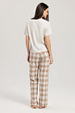 Pijama Feminino Manga Curta Com Calça