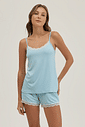 Pijama Feminino Alça Com Shorts